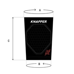 Chránič kolien Knapper - rozmery